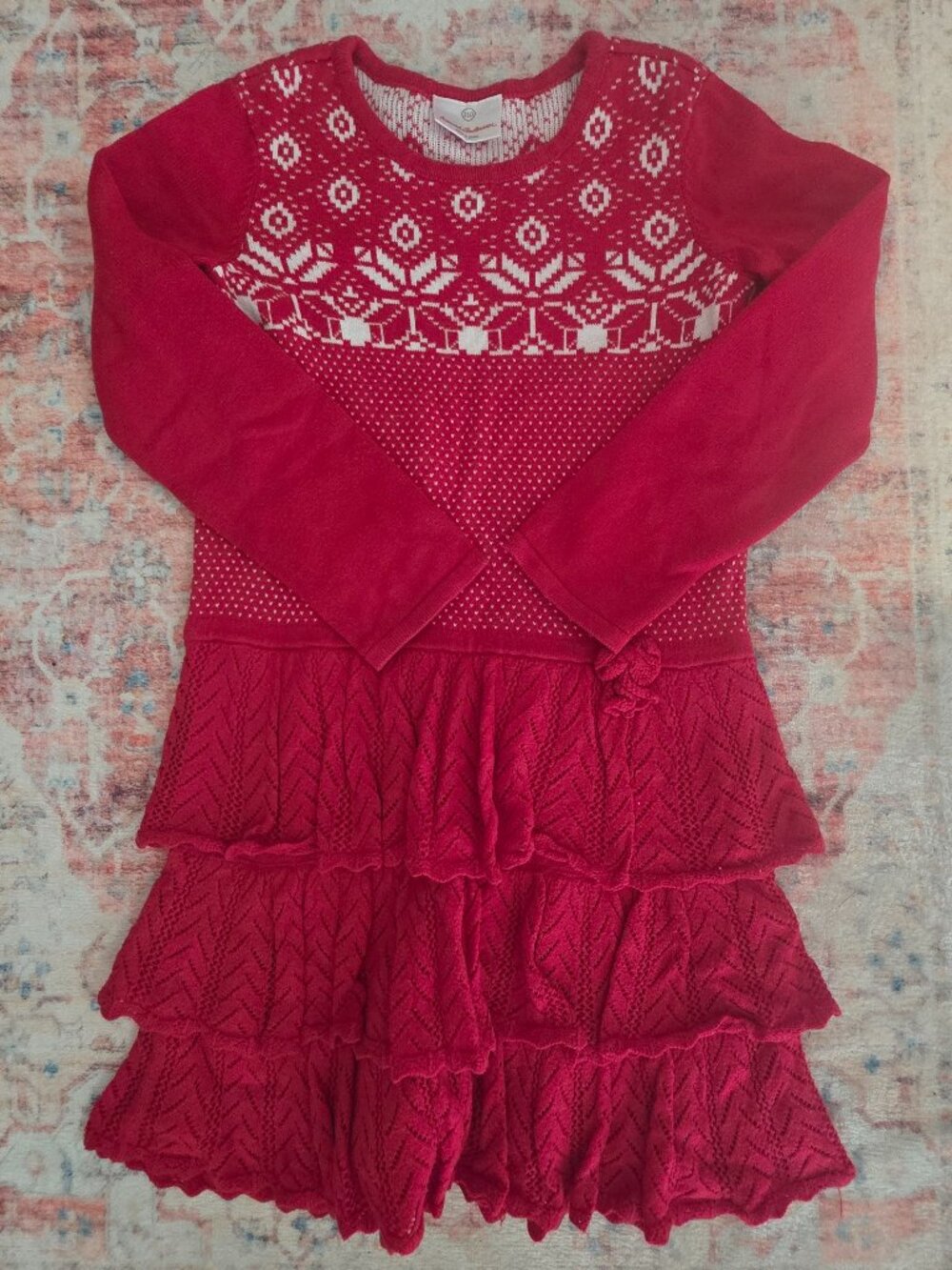 Hanna Andersson Fair Isle Sweater Dress